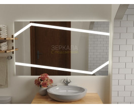 Зеркало для ванной с подсветкой Баколи 70х50 см