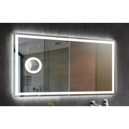 Зеркало в ванную с увеличением и подсветкой Люмиро