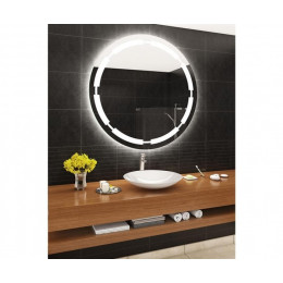 Зеркало с подсветкой для ванной комнаты Юдина 75 см