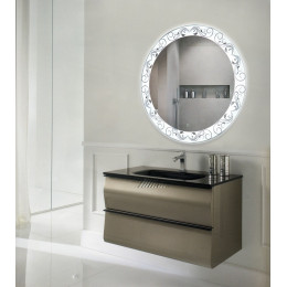 Зеркало с подсветкой для ванной комнаты Эвре 75 см